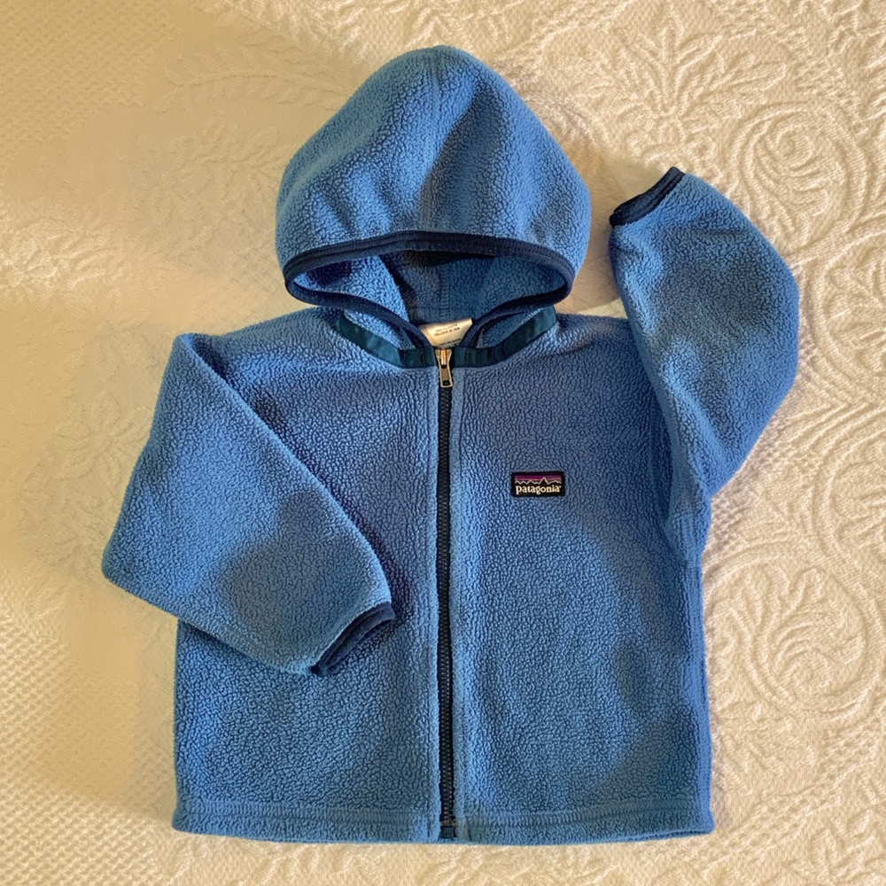 Patagonia Kids Blue Fleece Jacket